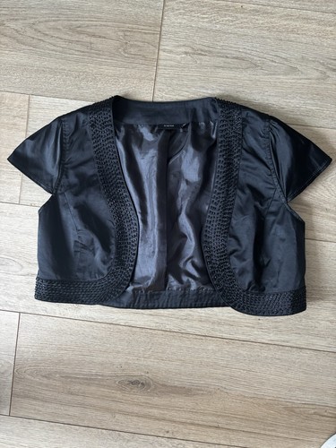 Fransa black satin - black,