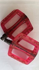 Bicycle Flat Bearings Pedals 9/16 MTB/BMX Mountain Bike Pink