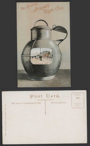Jersey old colour postcard the - old,