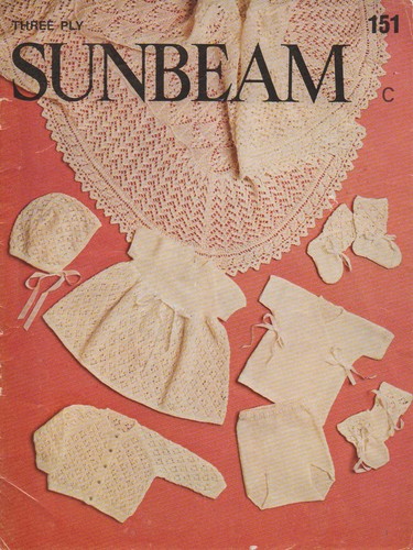 Sunbeam knitting pattern 151 - sunbeam, #151