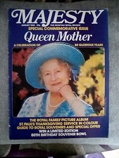 Majesty magazine August 1980 special commemorative issue V G condition