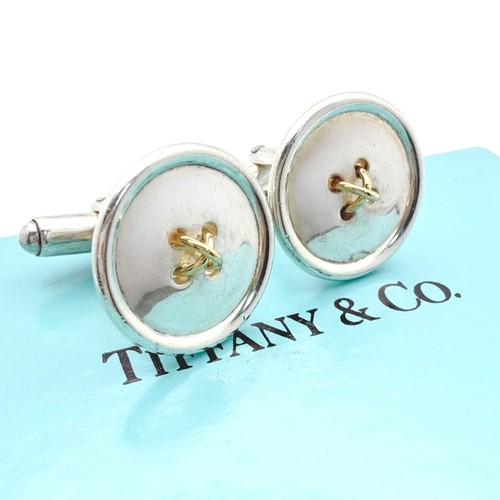 Tiffany button cufflinks - &, co.
