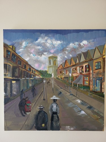 Old street london - old, oil