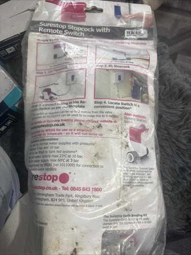 Surestop 15mm pushfit - 15mm, stopcock