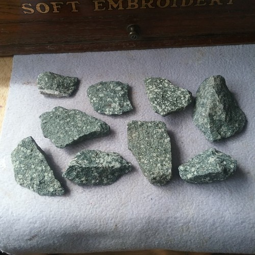 Pieces spotted dolerate - 9, of