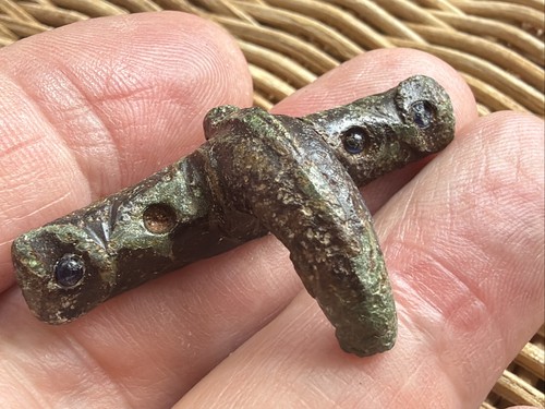 Roman bronze brooch still - roman,