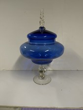 Mid century green cased glass - mid-century,