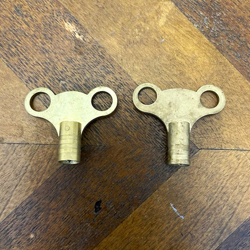 Set brass gold clock - 2,