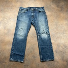 LEVI'S 514 Jeans Blue Mens (37 Inch Waist) (30 Inch Leg) Straight Fit Regular