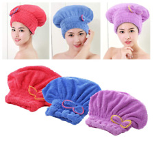3 Pcs Microfiber Hair Drying Towels/ Caps, Ultra Absorbent,Perfect For Daily Use