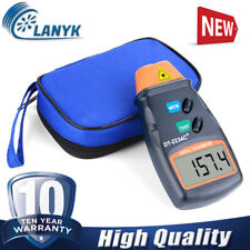 DT2234C Handheld Digital Laser Rev Counter Meter Non-contact Optical Tachometer