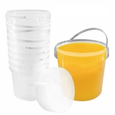 128oz Clear Plastic Bucket