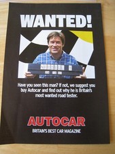 MOST WANTED ROAD TESTED TIIF NEEDELL 29/10/51 AUTOCAR ADVERT A4 SIZE file 24