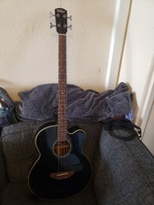 Vintage VCB430TBK Acoustic 4 String Bass Guitar. Spares/Repairs. No Reserve!