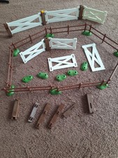 Playmobil Animal Fencing - Zoo Farm Pet Horse Pony Enclosure Fence parts