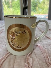 Chokin Art 24kt gold 25th Anniversary Mug