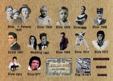 Elvis Presley The King A4 art