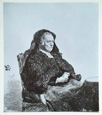 REMBRANDT'S MOTHER By Rembrandt - Print C1947