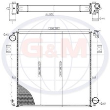 Radiator for forklift truck - radiator,