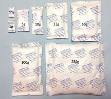 TYVEK Silica Gel Desiccant Packs - Moisture Absorber Bags All Sizes 0.5g to 250g