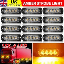 12x Amber 4 LED Recovery