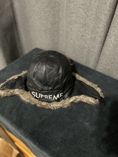Supreme Leather Trooper Hat -