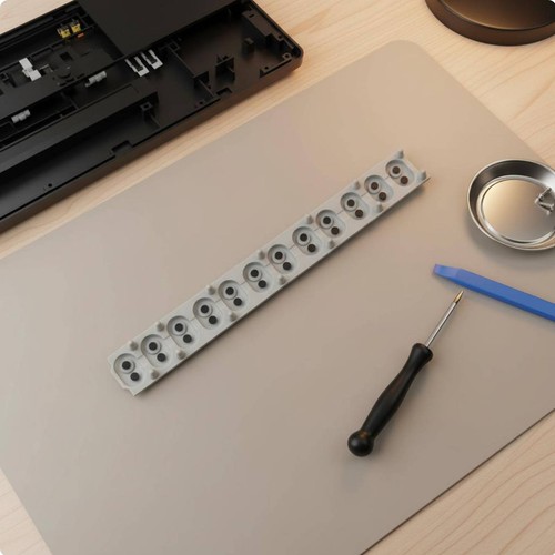 Silicone key contact - silicone, low