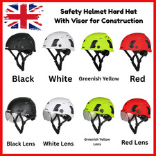 Blak/White Safety Helmet Hard