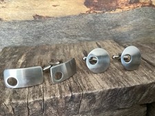 Vintage Steel Mod Cufflinks 2 Pairs