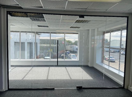 Glass partition low cost - glass,