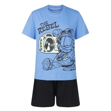 Boys Garfield The Rebel Short Pyjamas Sleep Night Wear PJ Set 9 to 16 Years New