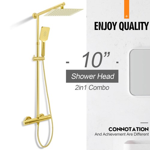 Brushed gold square exposed - brushed,