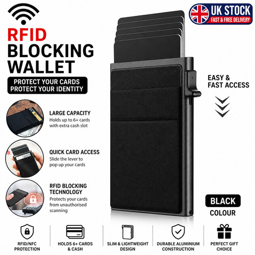 Slim metal rfid blocking - metal,