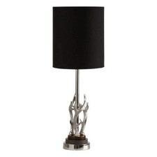 Antler Table Lamp with Marble