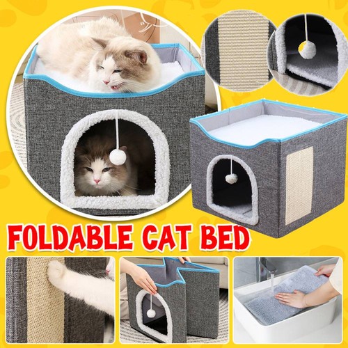 Cat bed cave - bed,, with
