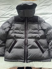 Kooples Men’s Puffer Coat With Suede Trim L