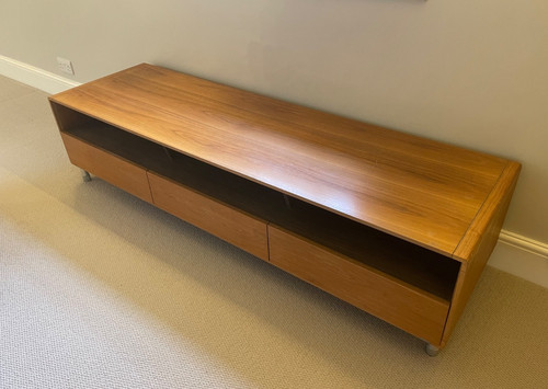 Solid wooden media cabinet - wooden,