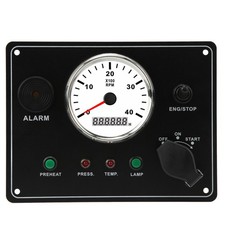 Marine Dash Tachometer Panel