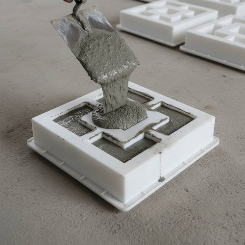 Decorative breeze block mold - block,