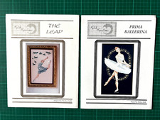 2 x Ballerina Cross Stitch