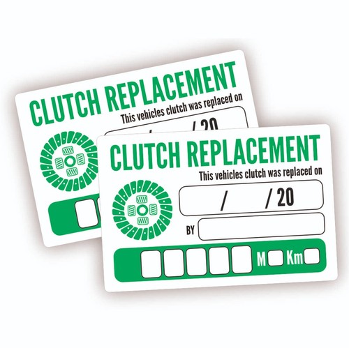 Clutch replacement stickers - replacement, x