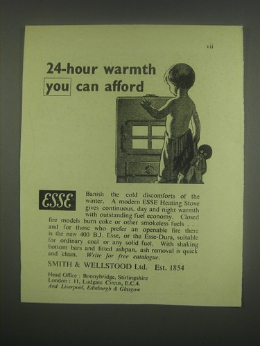 1949 esse heating stove - 1949,