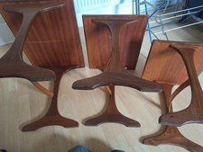 Vintage Nest of Three G Plan Fresco Side Teak Tables. Mid Century. Original
