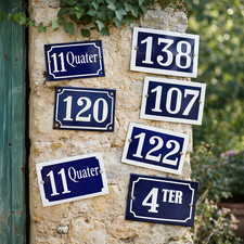 Vintage french enamel house - enamel,