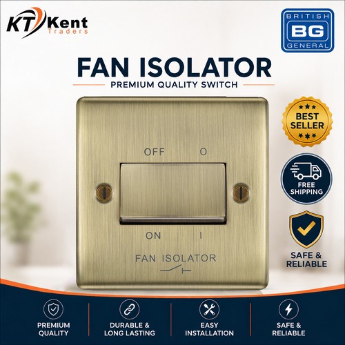 Nexus antique brass fan - bg,