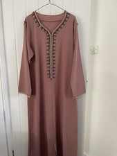 Women pink abaya size - pink,