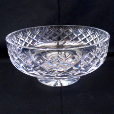 Cut crystal footed trifle bowl