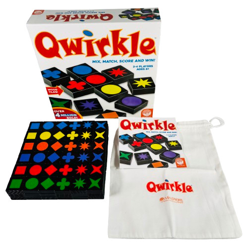 Qwirkle board game wood tiles - qwirkle,