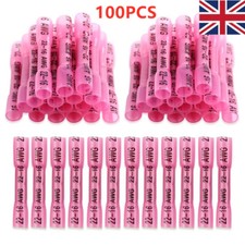100X Red 18-22 Gauge Heat