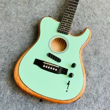 Surf green electric guitar